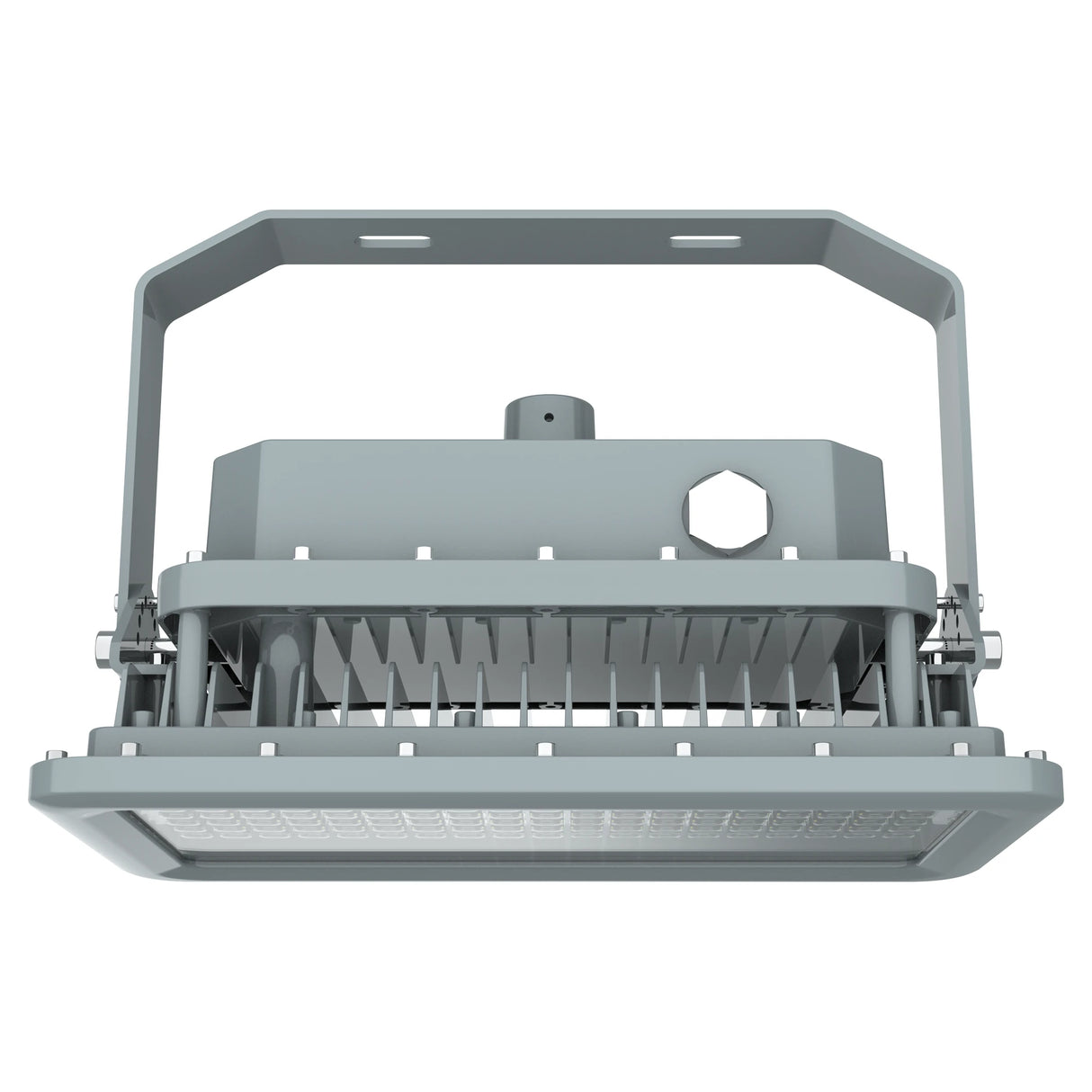 150W C1D2 explosion proof LED flood light with 21,000 lumens, featuring a rugged aluminum alloy industrial housing.