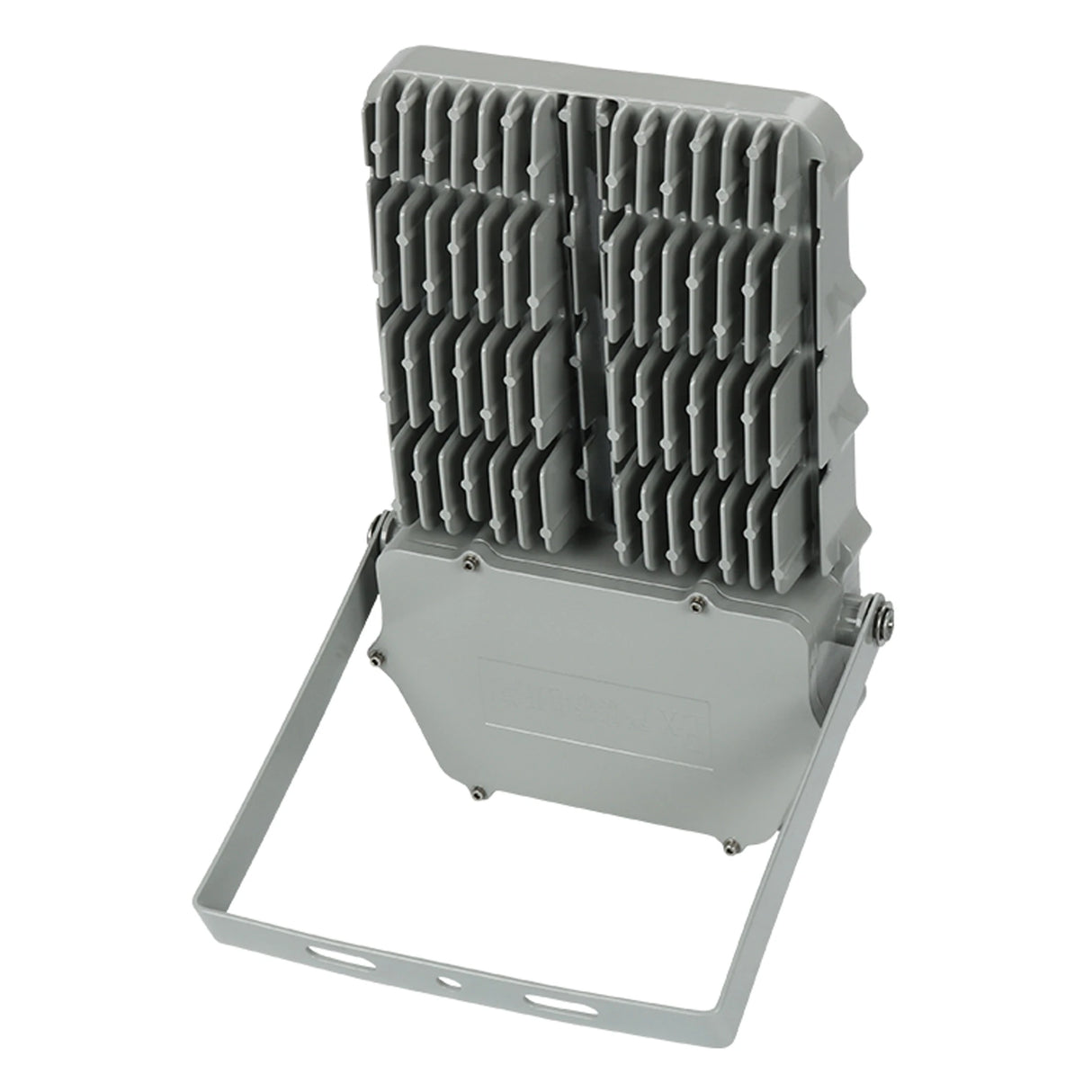 Advanced aluminum heat sink on a 150W C1D2 LED explosion proof light for reliable thermal cooling in gas facilities.