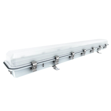 Explosion proof vapor proof LED light C1D2 with clear lens for wet dusty and corrosive industrial environments