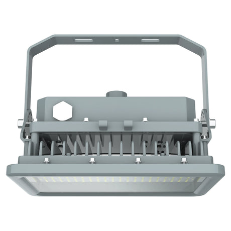 Front light-emitting surface of 80W C1D2 explosion proof fixture with impact-resistant tempered glass and LED chips.