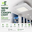 180W LED Canopy Light 5700K for Gas product overview with key specifications for commercial lighting applications.