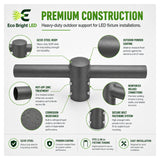 Installation and mounting details for 2-Light 180° Horizontal Tenon, including compatibility and wiring guidance.