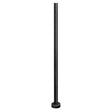 20 ft dark bronze round steel light pole 4.5 inch OD 11 gauge for parking lot and outdoor area lighting