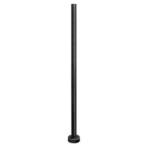 20 ft dark bronze round steel light pole 4.5 inch OD 11 gauge for parking lot and outdoor area lighting