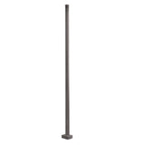 25 ft dark bronze square steel light pole 4x4 inch 11 gauge for parking lot and outdoor area lighting