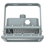Front view of 20W C1D2 LED_explosion proof square floodlight featuring a tempered glass lens and rugged safe housing.