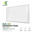 2x4 LED Emergency Backlit Panel 30-72W product overview with key specifications for commercial lighting applications.