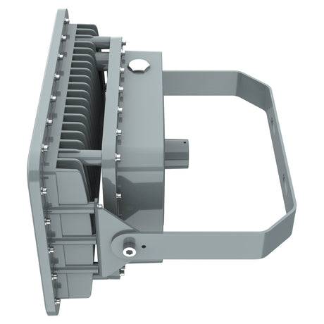 Large-scale aluminum cooling fins on a 400W C1D2 explosion proof square LED light for extreme thermal management.