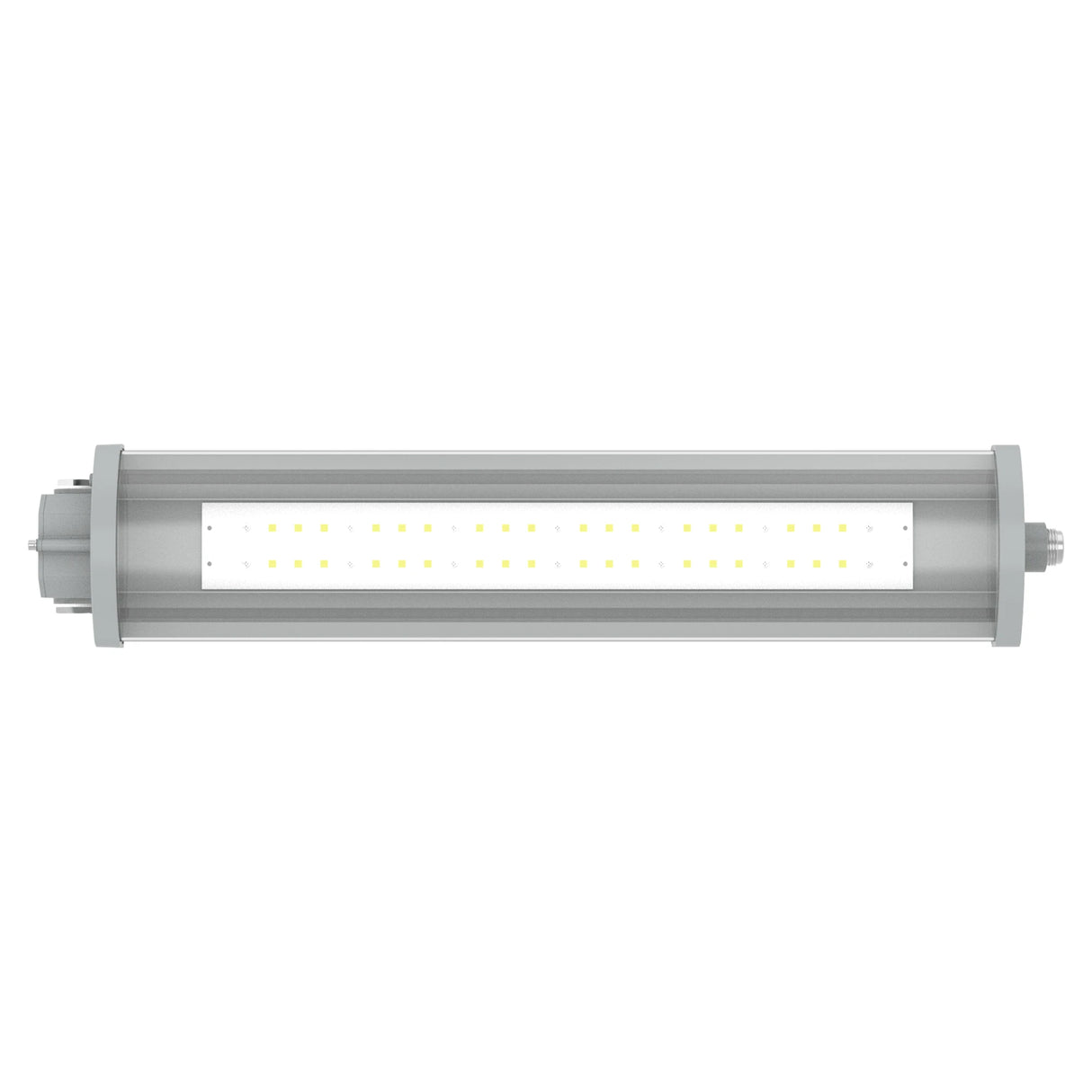Rear view of 40W C1D2 2ft linear explosion proof LED light, showing the rugged aluminum alloy housing for durability.