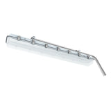 Side profile of 50W C1D2 vapor proof LED light, showcasing the slim 4ft linear design for ceiling or wall mounting.