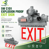 5W C1D1 Explosion Proof Exit Sign for Oil product overview with key specifications for commercial lighting applications.