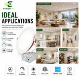 6 Inch Fire Rated LED Downlight 15W shown in recommended commercial applications for efficient, reliable illumination.