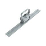 Rear view of 60W Class I Div 2 linear explosion proof LED light showing the rugged aluminum alloy heat sink structure.