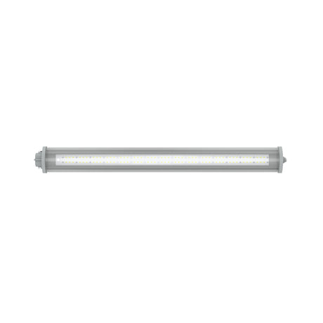 Rear view of 60W C1D2 1x4 linear explosion proof LED light, showing the rugged aluminum alloy housing for durability.
