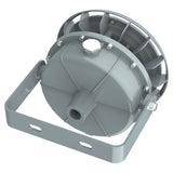 Rear aluminum heat sink of 60W C1D2 explosion proof LED high bay for efficient cooling in hazardous areas.