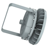80W C1D2 LED high bay explosion proof light, 10,800 lumens, designed for refinery and hazardous facility safety.