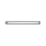 Rear view of 80W C1D2 1x4 linear explosion proof LED light, showing the rugged aluminum alloy housing for durability.