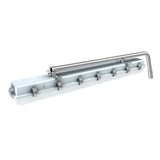 Rear view of 50W C1D2 1x4 linear explosion proof light, showing the durable heat-dissipating aluminum enclosure.