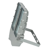 Detailed rear view of 200W C1D2 explosion proof LED light, highlighting the advanced aluminum heat dissipation fins.