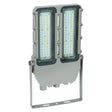 100W C1D2 explosion proof LED flood light, 14,000lm 5000K, IP67 waterproof fixture for hazardous industrial zones.