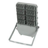 Top view of the IP67 rated driver housing and secure wiring port on a 200W C1D2 explosion proof LED flood light.