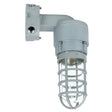 20W C1D2 explosion proof LED jelly jar light, 5000K, wall mount bracket fixture for hazardous industrial area safety.
