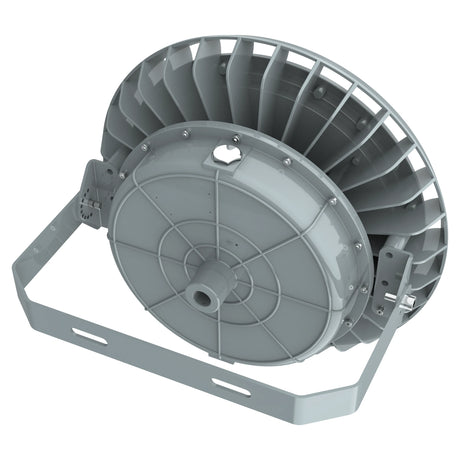 Side profile of 400W C1D2 explosion proof LED high bay featuring a corrosion-resistant and durable industrial housing.