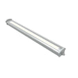 80W C1D2 explosion proof 1x4 linear LED tube light, 11,200 lumens 5000K, high-output hazardous area lighting fixture.