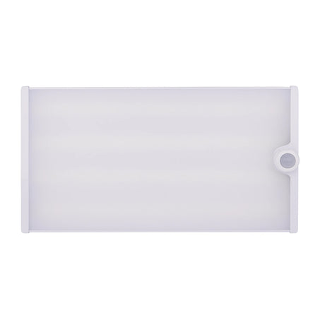 LED Linear High Bay Light 2FT Side Profile View Showing Ultra-Slim Body Design - Low Profile Selectable Wattage Shop Light
