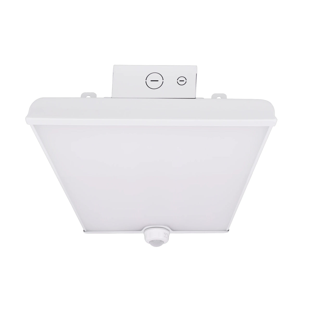 LED Linear High Bay Light 2FT Top View Showing Driver Box and Dimming Controls - Selectable Wattage CCT Warehouse Light