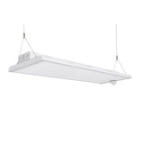 LED Linear High Bay Light 4FT Pendant Mount Main Product View - Selectable Wattage CCT 120-277V Warehouse Shop Light