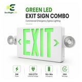5W Green LED Exit Sign Combo for product overview with key specifications for commercial lighting applications.